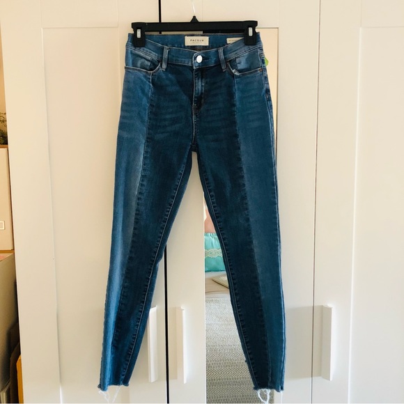 PacSun Jeans Pacsun Double Wash High Waisted Raw Hem Ankle Jegging